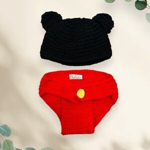 Newborn First Photo Mickey Mouse outfit